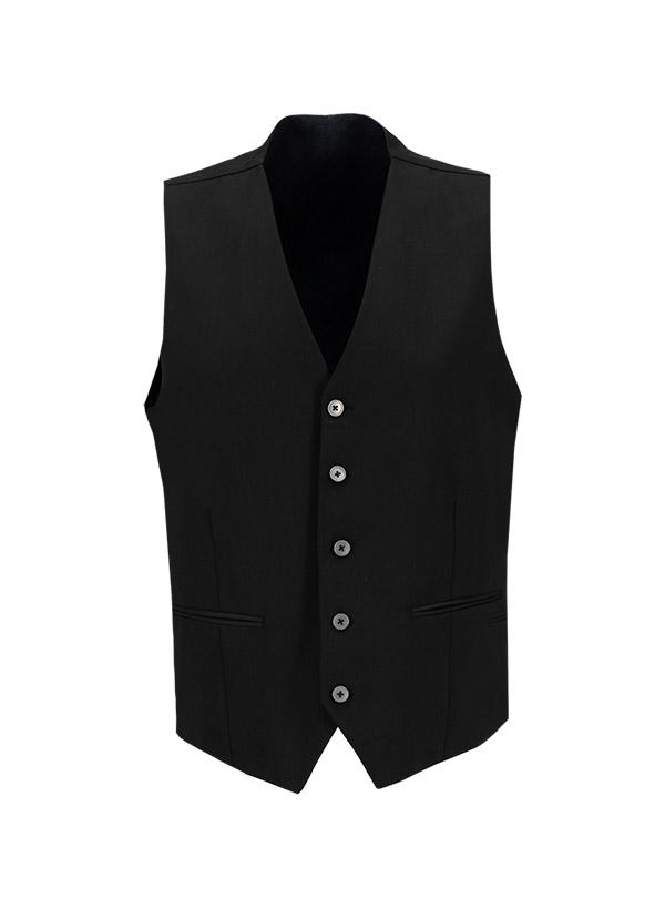 HECHTER PARIS, Weste, Shape Fit, Schurwoll-Stretch, schwarz
