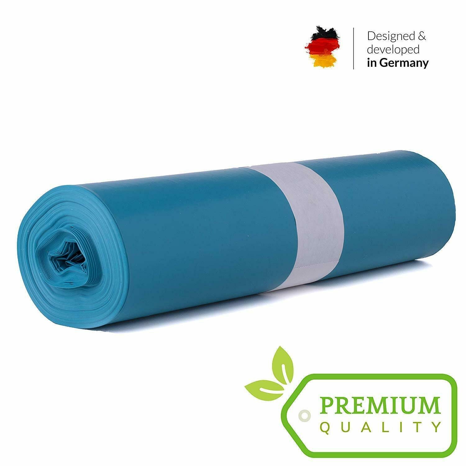 ROXUS Müllbeutel Müllsäcke 120L Müllbeutel, Gartensack,Abfallsack XXL, Zubehör für Mülleimer, extra stark