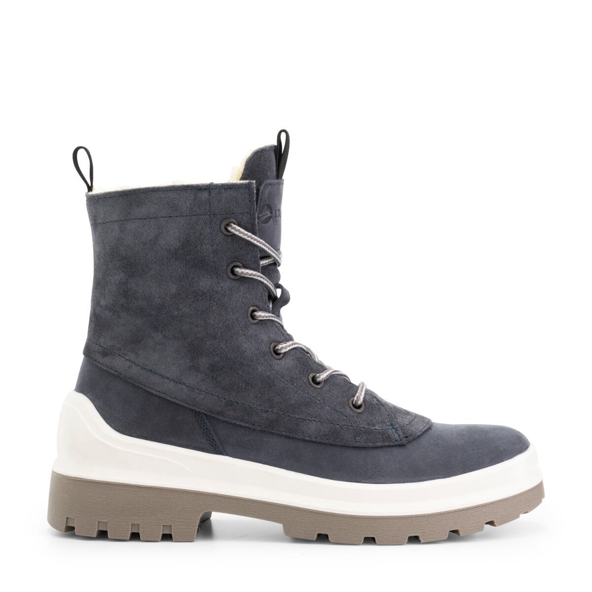 Travelin' Leval marineblaue Damen Schnürstiefel