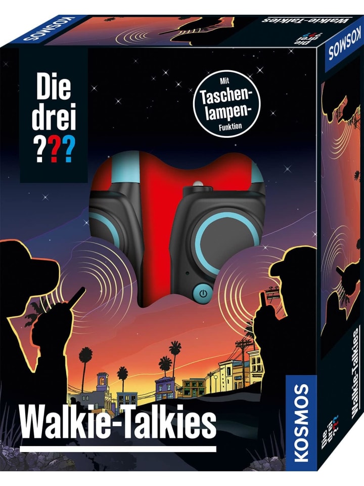 Die drei ??? Walkie Talkies von KOSMOS Funkgeräte-Set für Kinder mit Lampen-Funktion günstig kaufen onesize