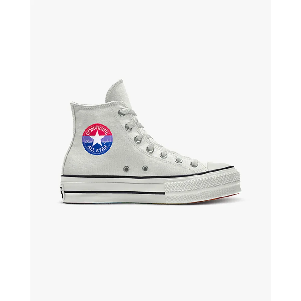 Converse Custom Chuck Taylor All Star Lift Platform Pride By You 169752CSU23_WHITE / weiss