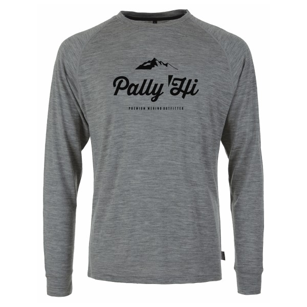 Pally'Hi - L/S Classic Peak Logo - Merinoshirt