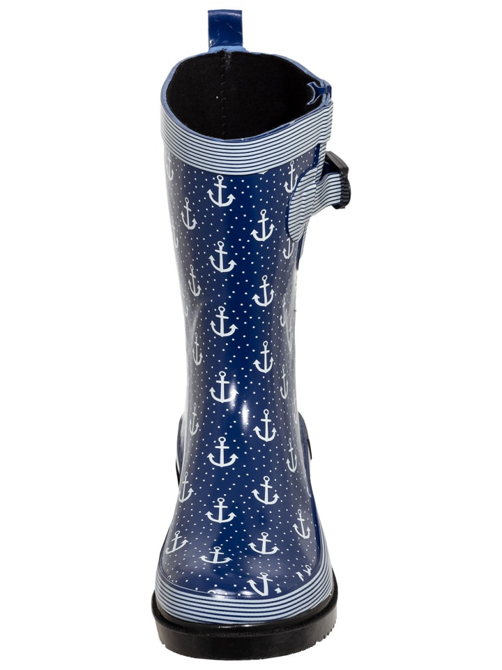 Bockstiegel Regenstiefel Marleen in dunkelblau/multi günstig kaufen