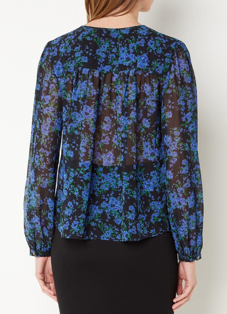 Fifth House  Remi semi-transparante tuniek met bloemenprint