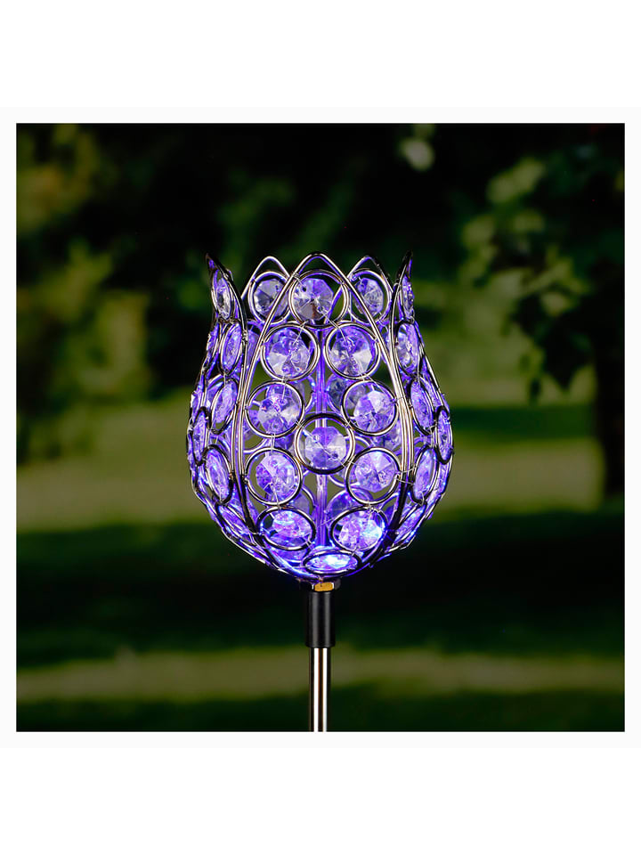 Garden Hero 2er-Set: LED-Solar-Gartenstecker 