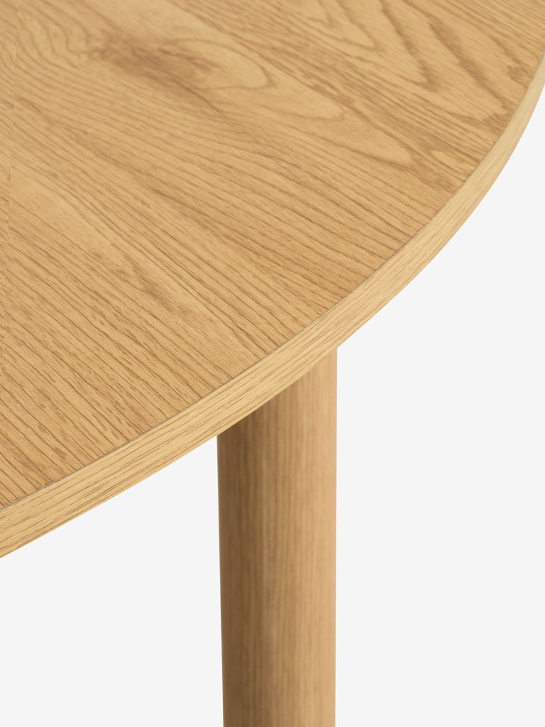 Table de salle à manger ALSTED Ø120 couleur chêne