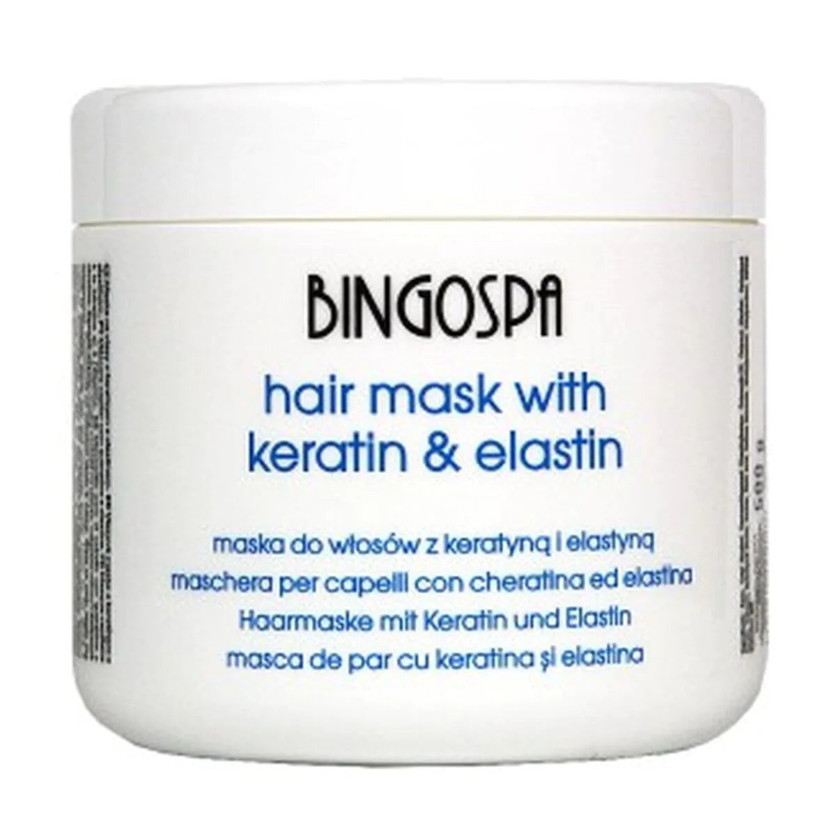 Bingospa hårmaske med keratin og elastin