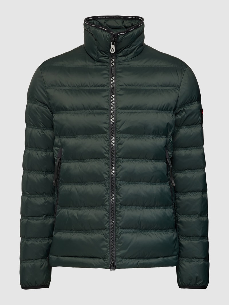 Steppjacke mit Stehkragen Modell 'PROSKE' in olivgrün