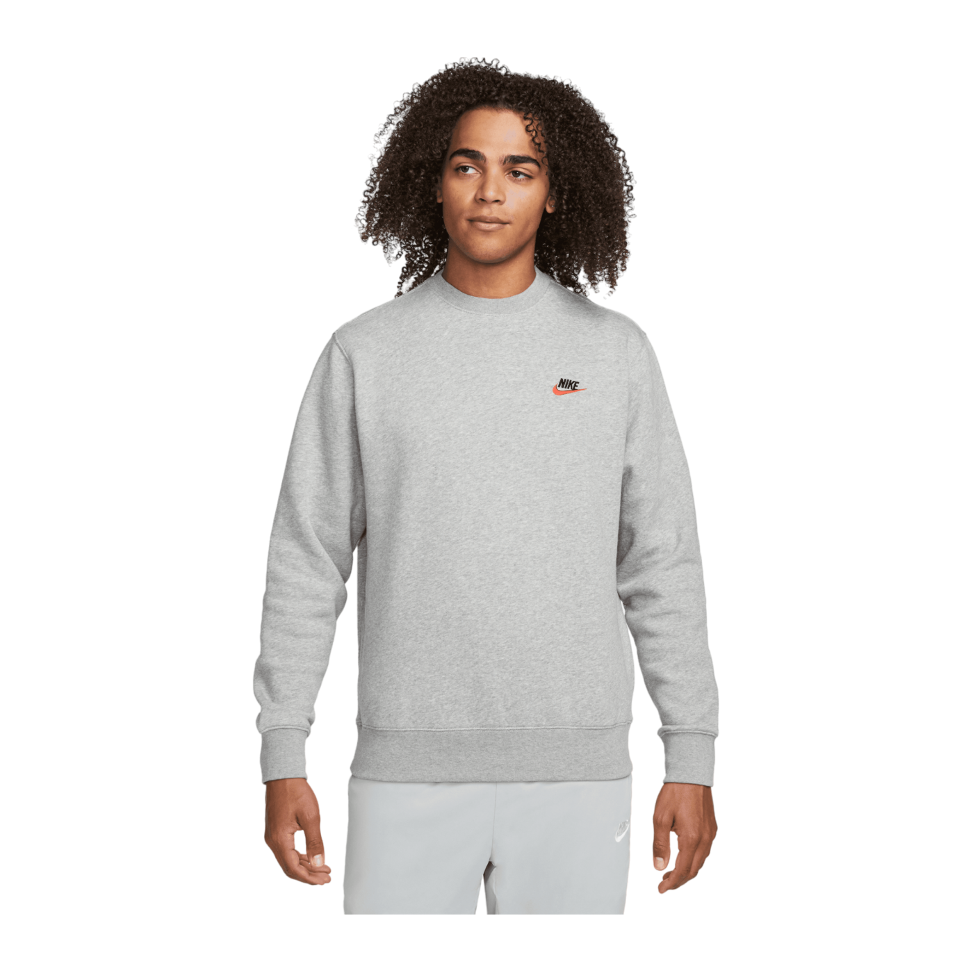 Nike Club Fleece Sweatshirt Grau F064