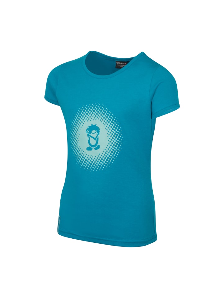 Trollkids Funktionsshirt Logo in harbor blue günstig kaufen