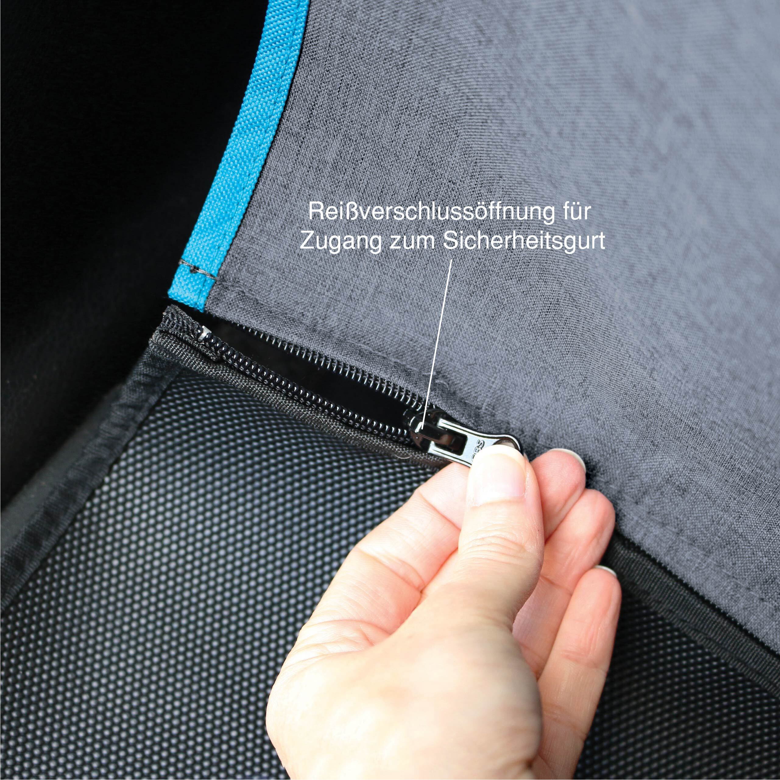 Kurgo Autozubehör Kurgo Coast to Coast Auto-Hängematte für Hunde, Grau