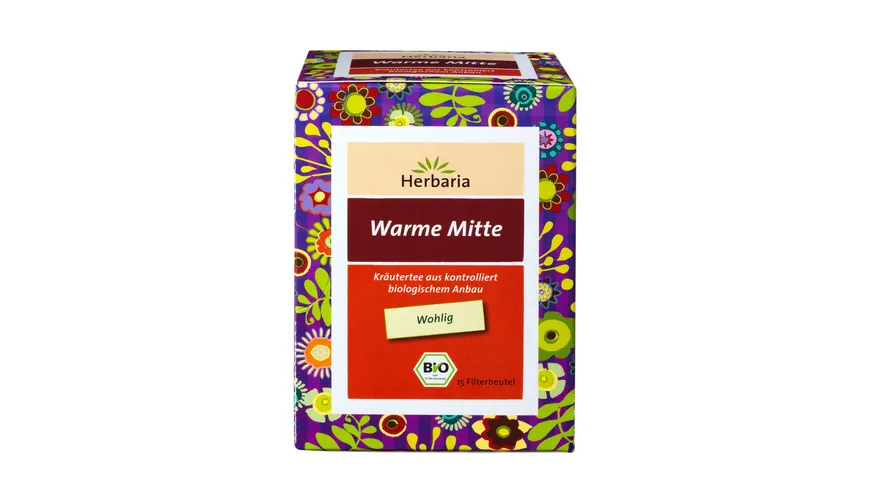 Herbaria Warme Mitte Tee bio 15 FB 24 g