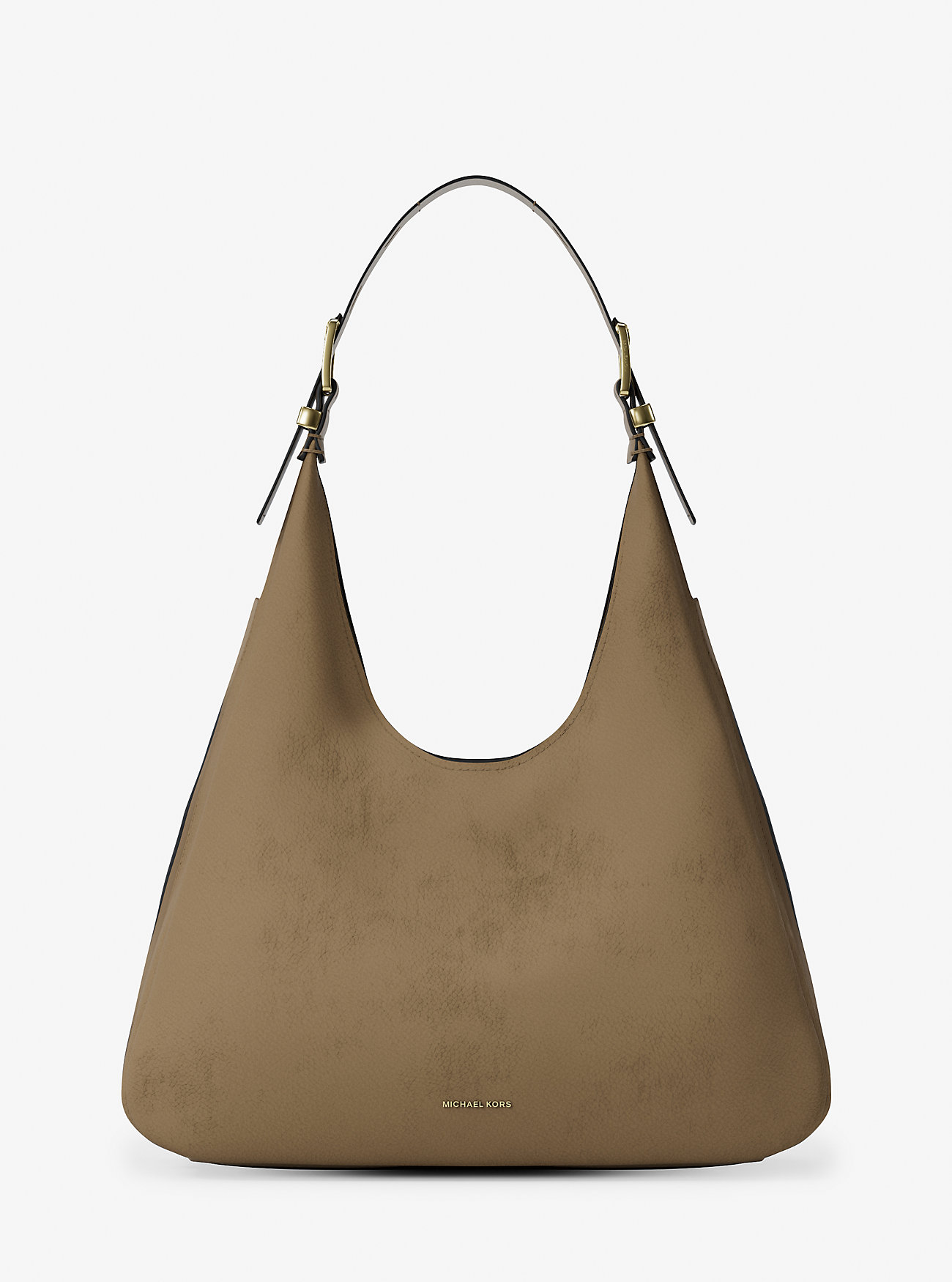 Nolita Large Nubuck Hobo Shoulder Bag - HUSK