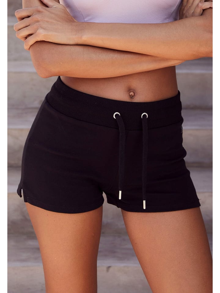 LASCANA ACTIVE Shorts in schwarz günstig kaufen
