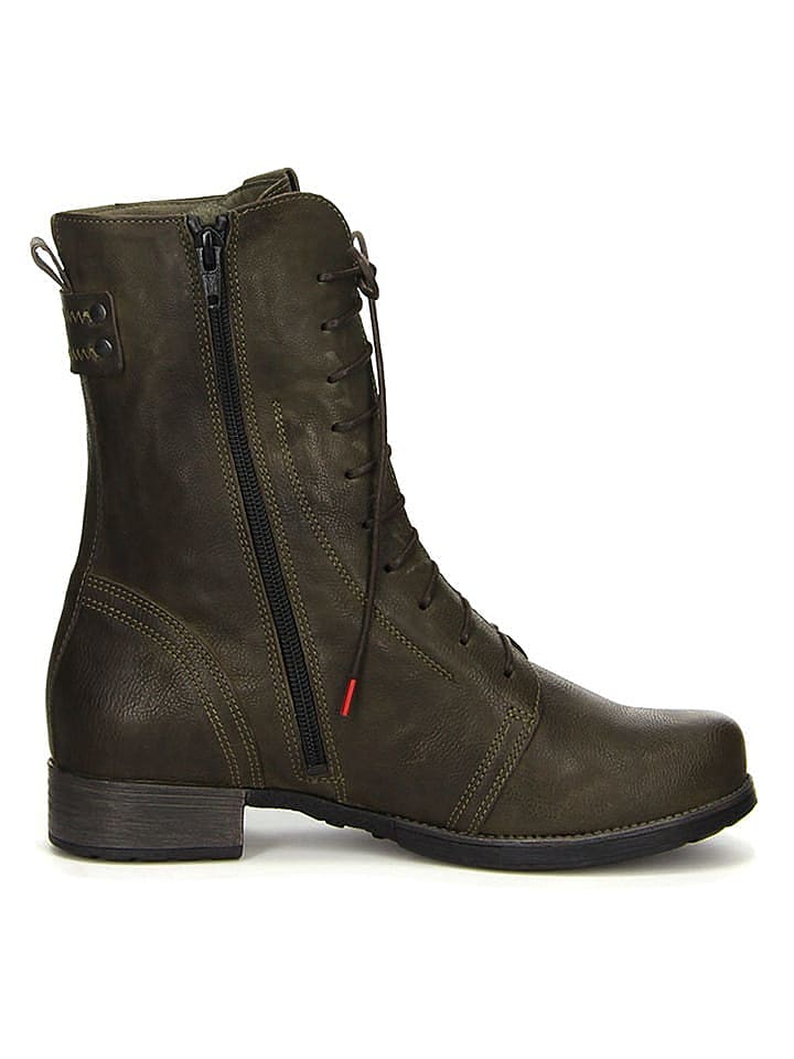 Think! Leder-Stiefeletten 