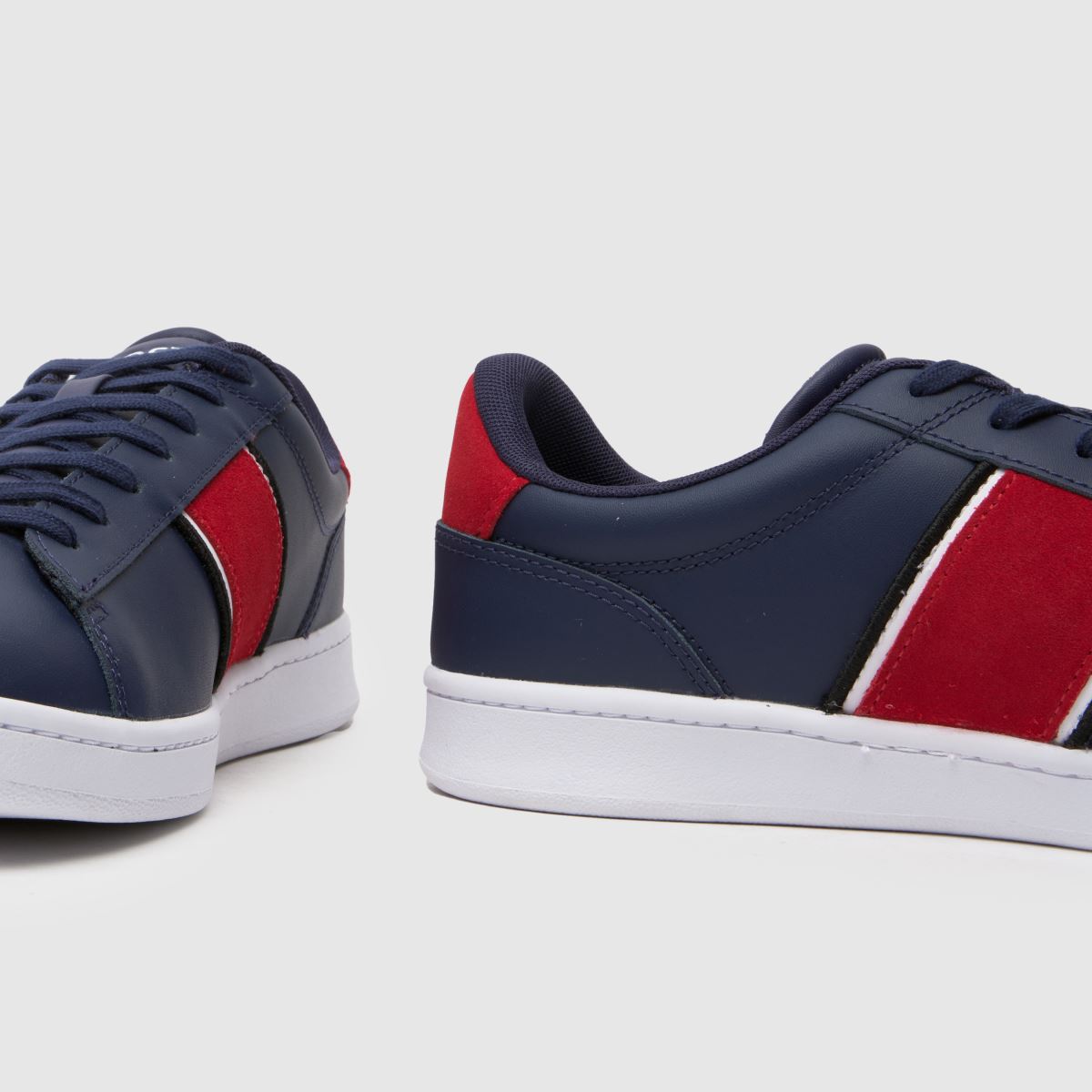 Lacoste Carnaby szett edzőcipők sötétkék és piros színben