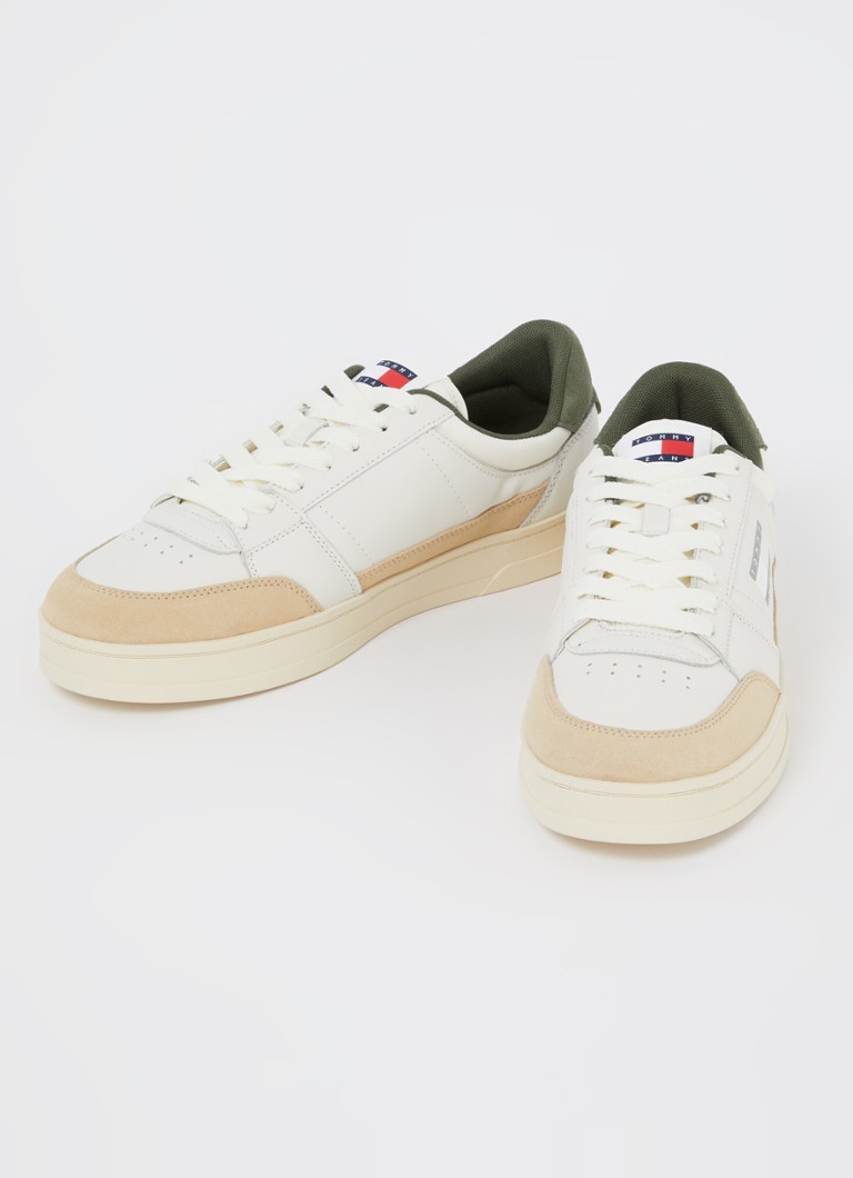 Tommy Hilfiger The Greenwich leather sneaker with suede details