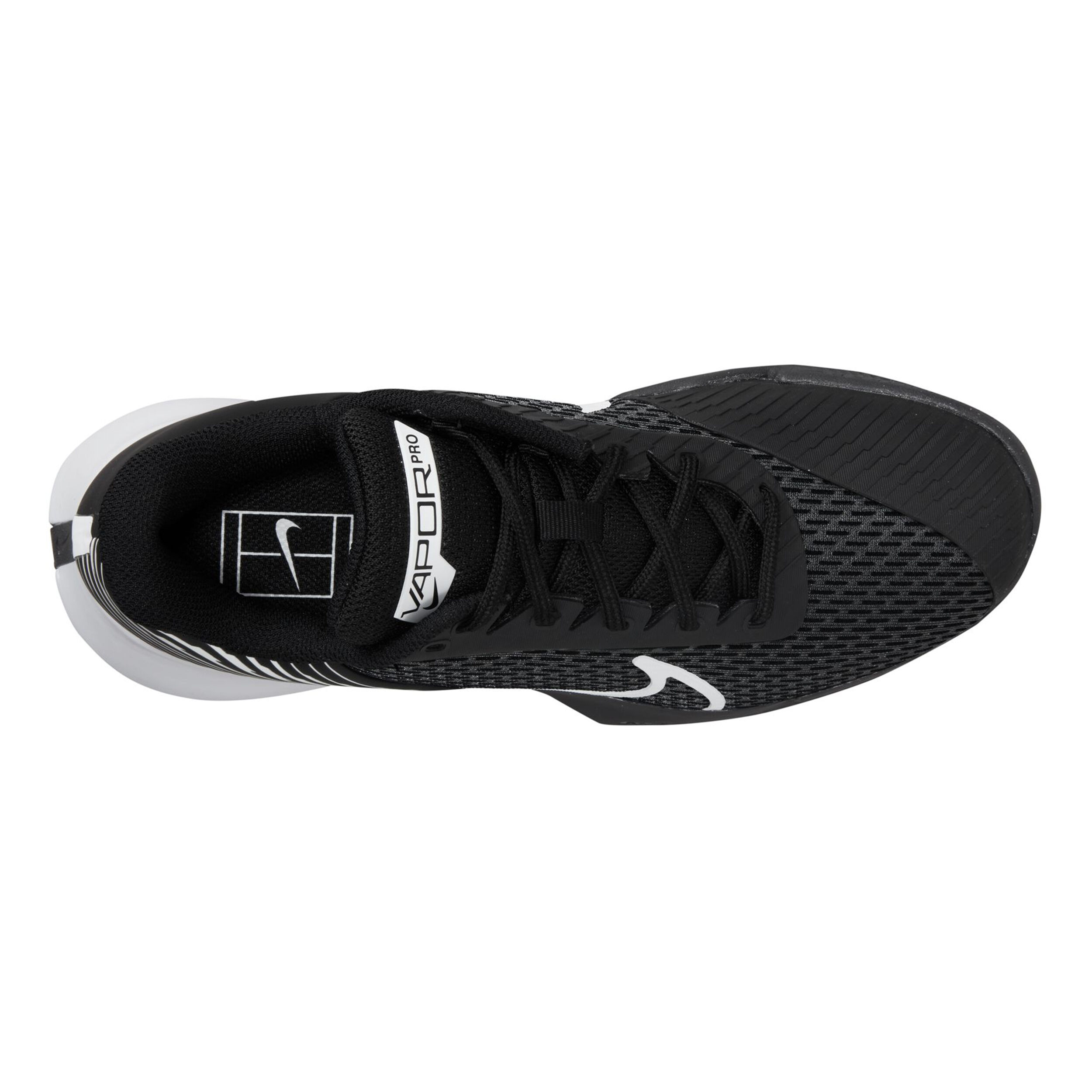 Zoom Vapor Pro 2 Sandplatzschuh Damen - Schwarz, Weiß