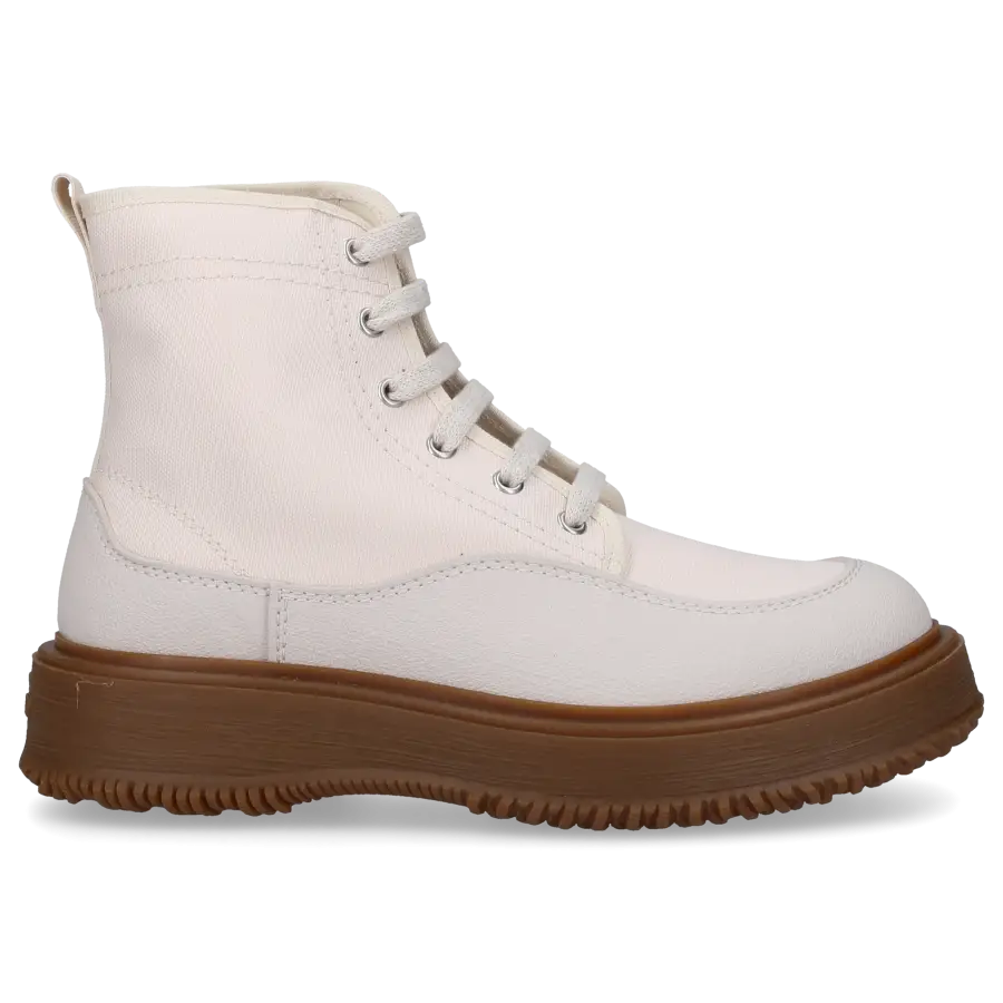 Hogan - Stiefeletten H602 Canvas - beige