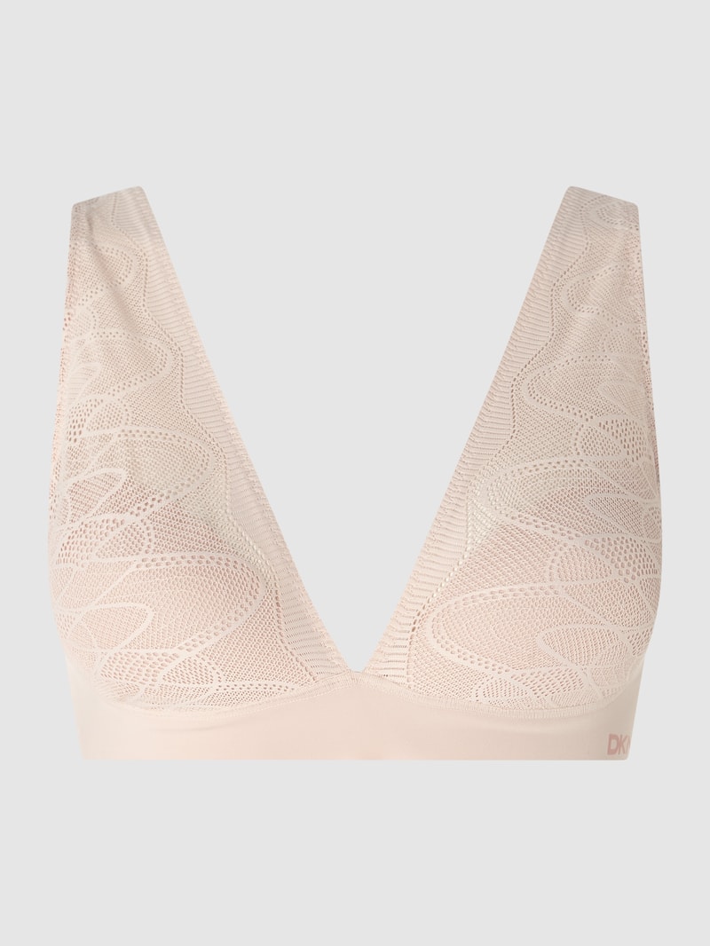 Bralette mit Spitze in rosa