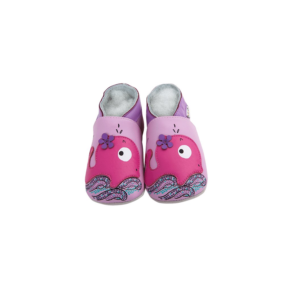 Lait et Miel Baleine Sportive Krabbelschuhe mit Wal