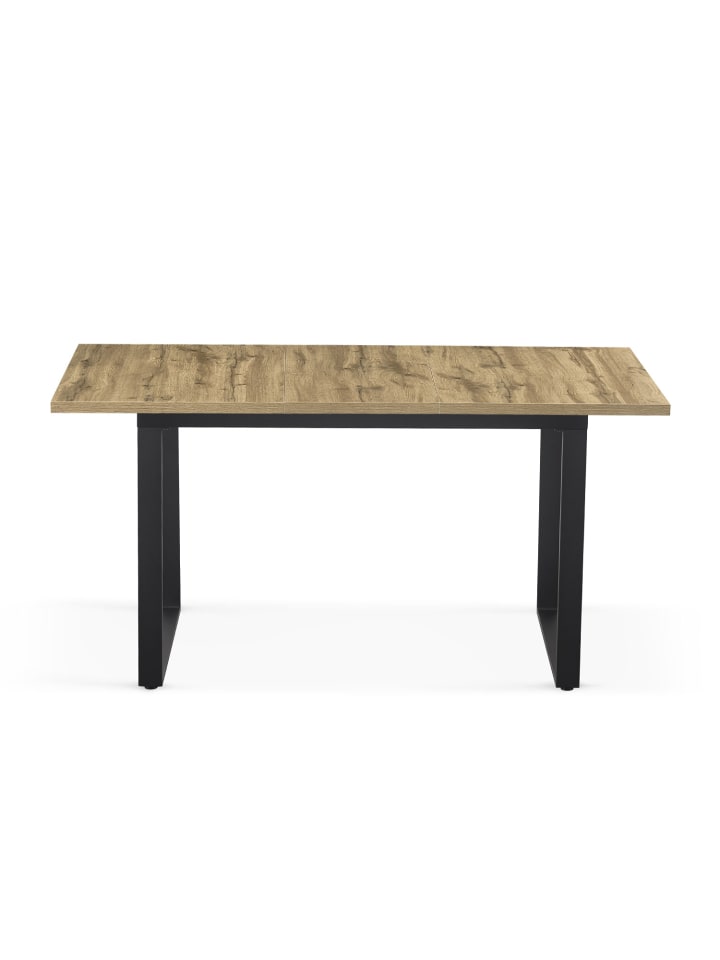 B&D Home Ausziehstisch ANNA in Natureiche - (B)120-160 x (H)76 x (T)80 cm günstig kaufen onesize