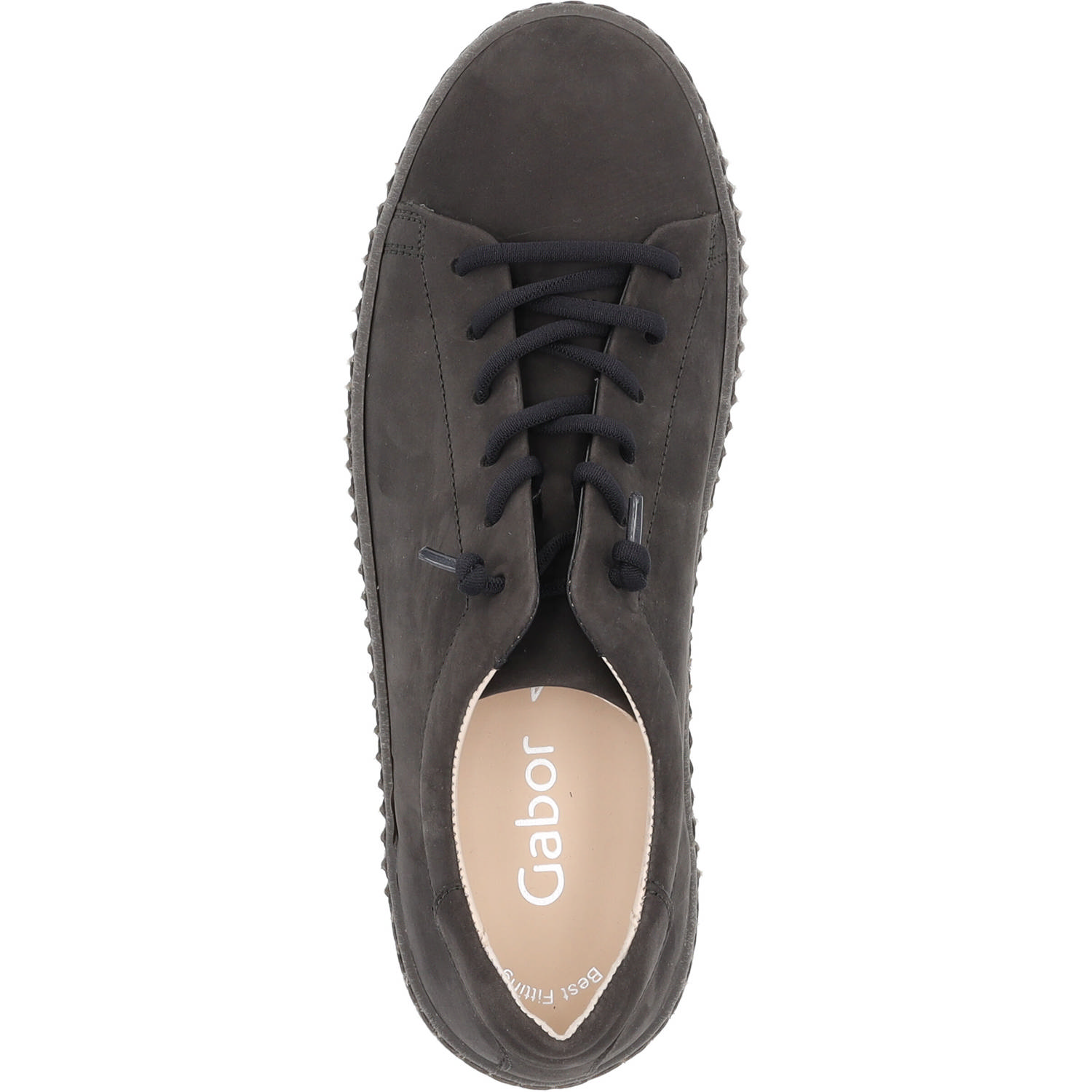Gabor 33.331, Schnürschuhe, Damen, Grau