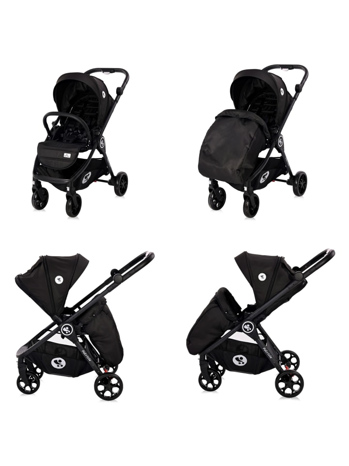 Lorelli Kombikinderwagen 2 in 1 Patrizia in schwarz günstig kaufen onesize