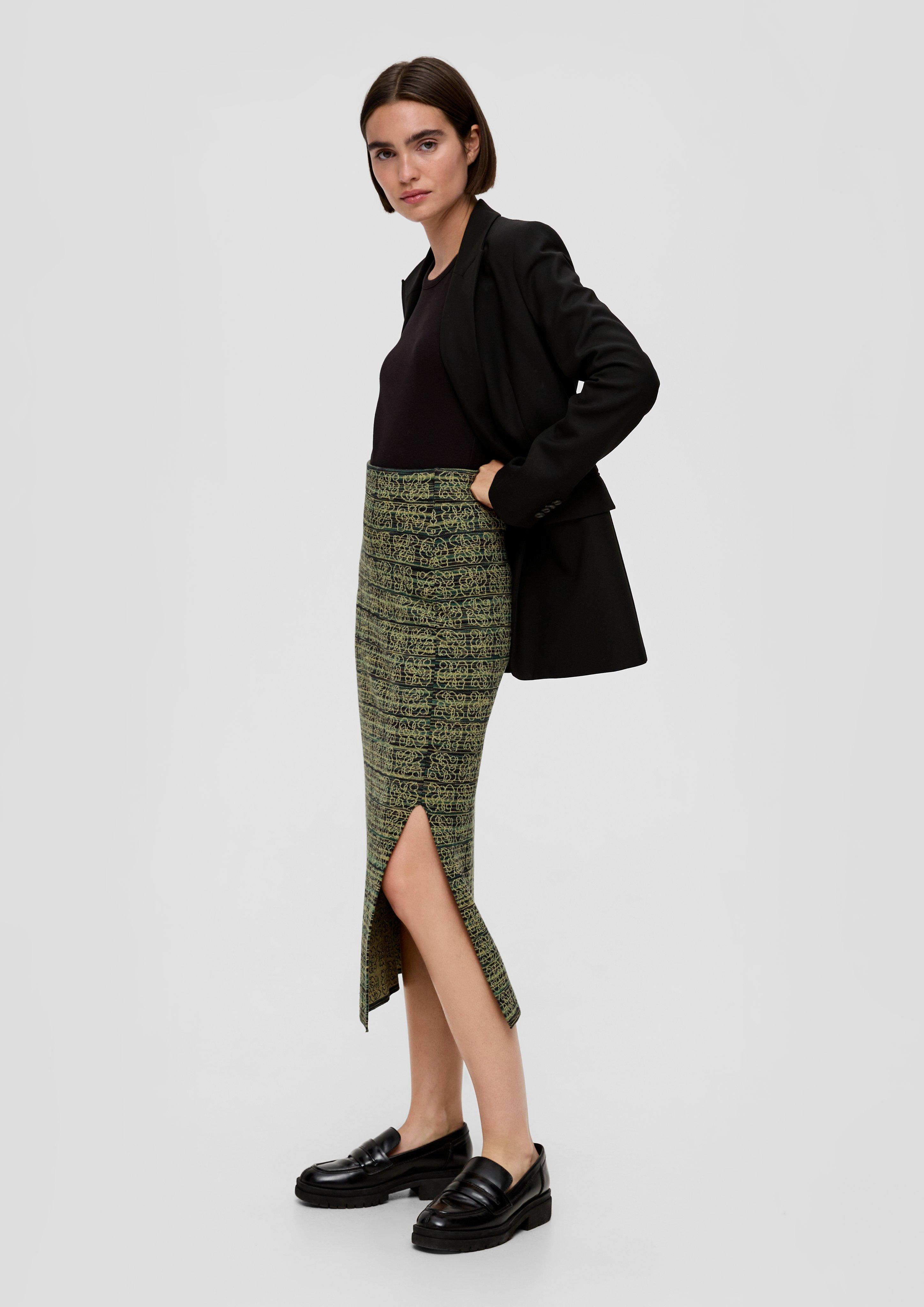 Rock mit Jacquard-Muster  2135861-72X1