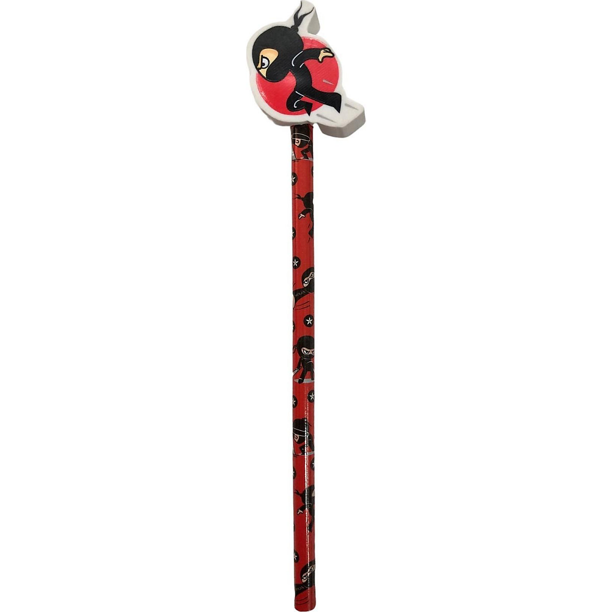 Bleistifte mit Radiertopper Ninja, 4 Stück