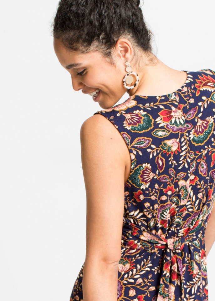 Bedrucktes Maxikleid
