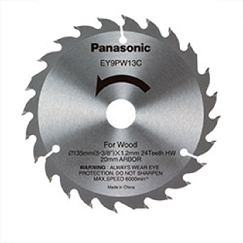 Panasonic-lisävarusteet EY9PW13C puusahanterä 135 x 1,2 mm, 24 hammasta