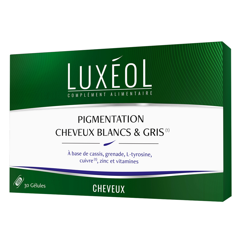 Luxéol Luxeol Pigmentation Cheveux blancs et gris Complément alimentaire