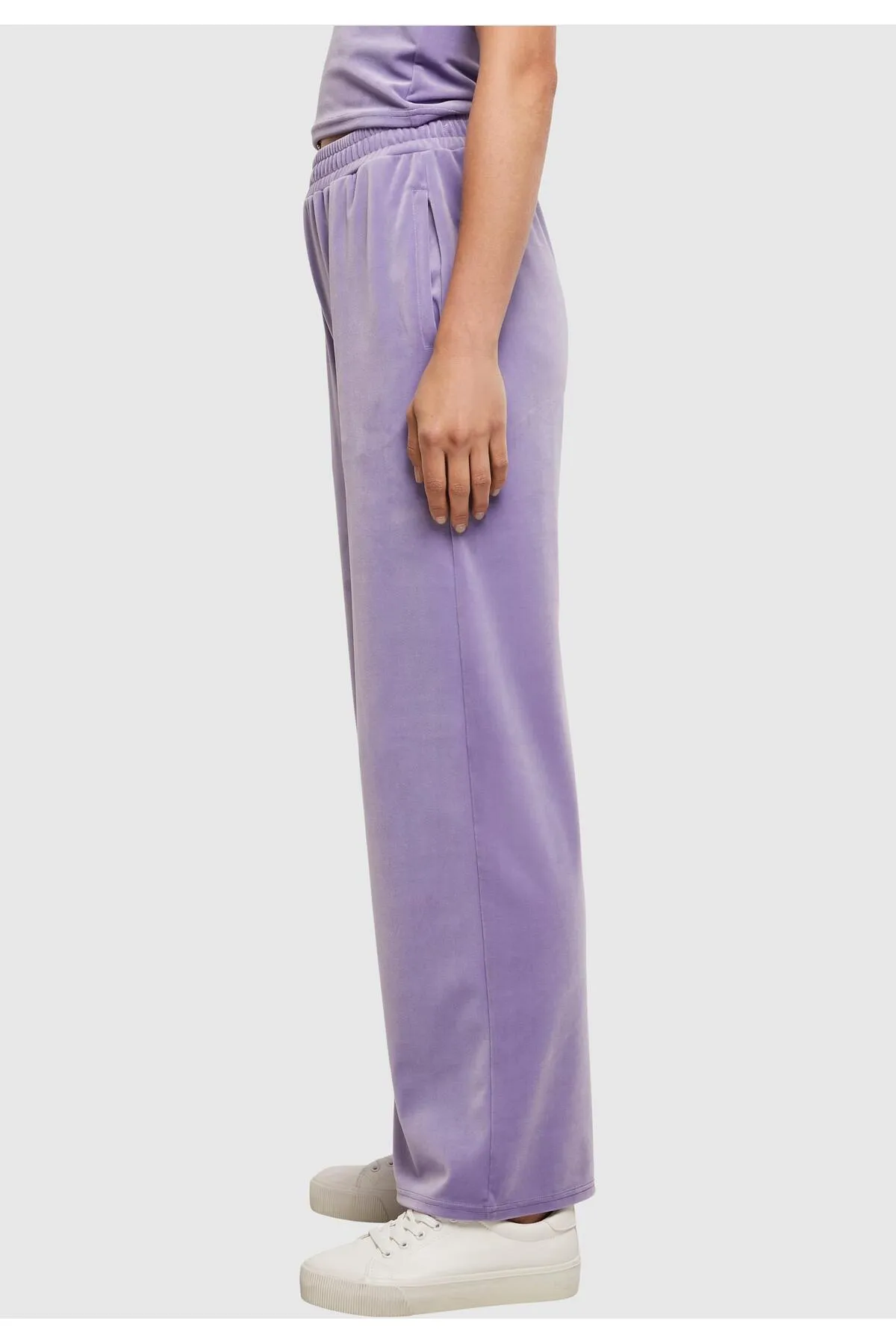 Urban Classics  Damen Sweatpants mit geradem Bein und hoher Taille