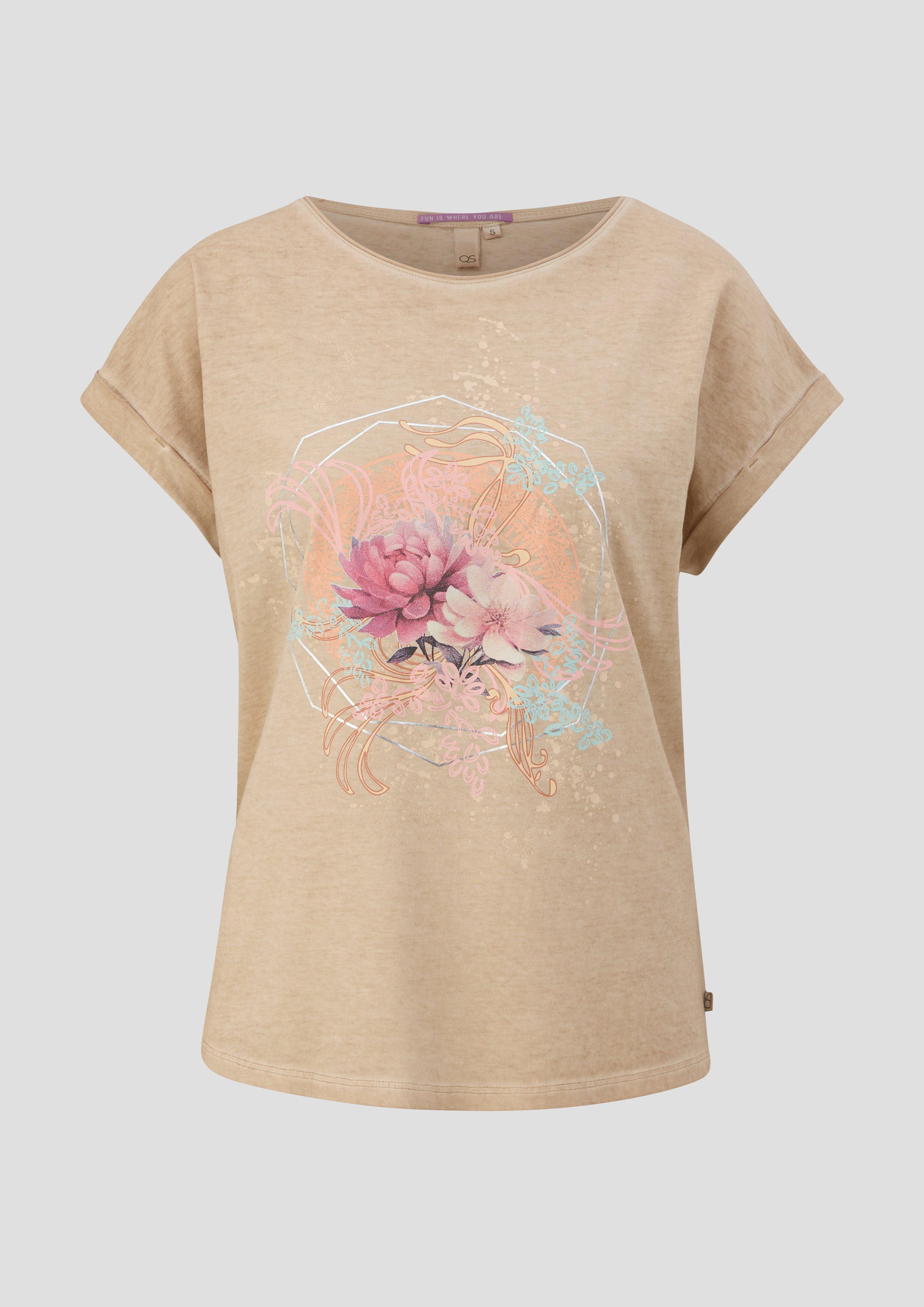 Weiches Baumwollshirt mit Frontprint  2151253-81D0