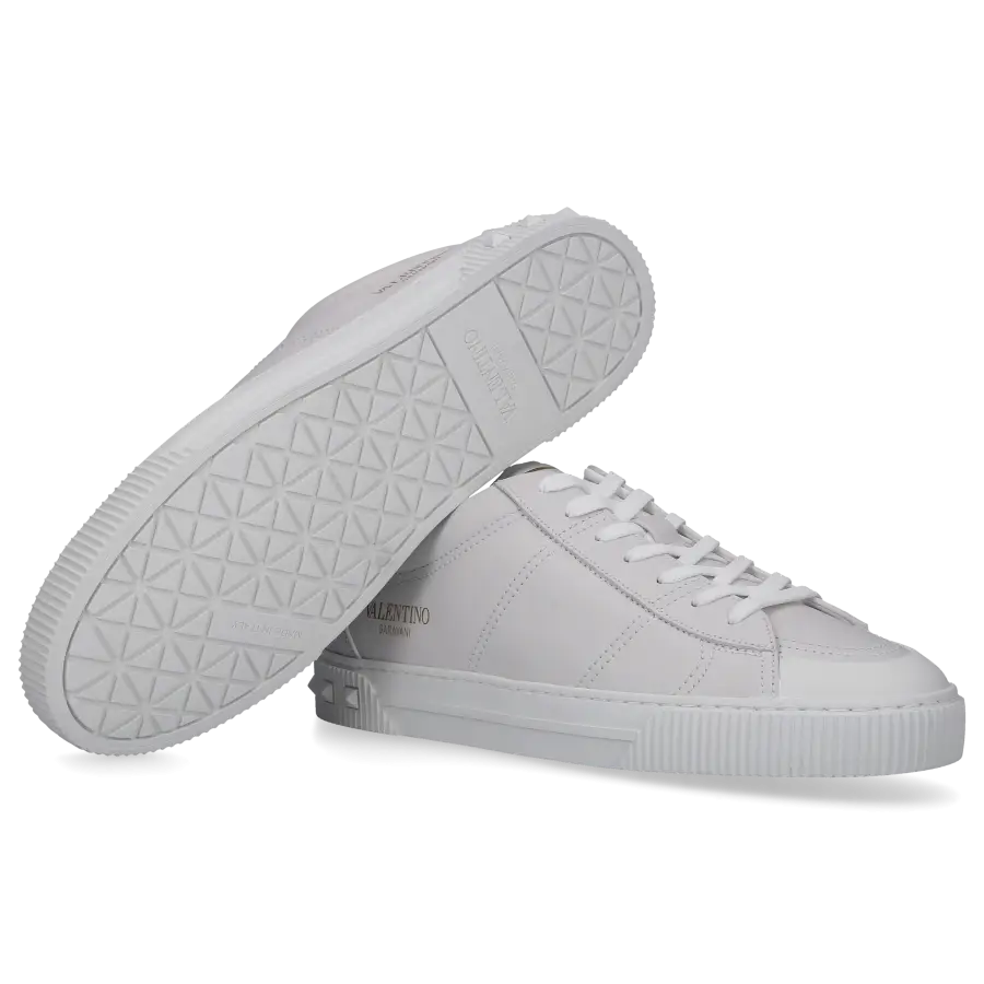Valentino Garavani - Sneaker low CITYPLANET Kalbsleder - weiß