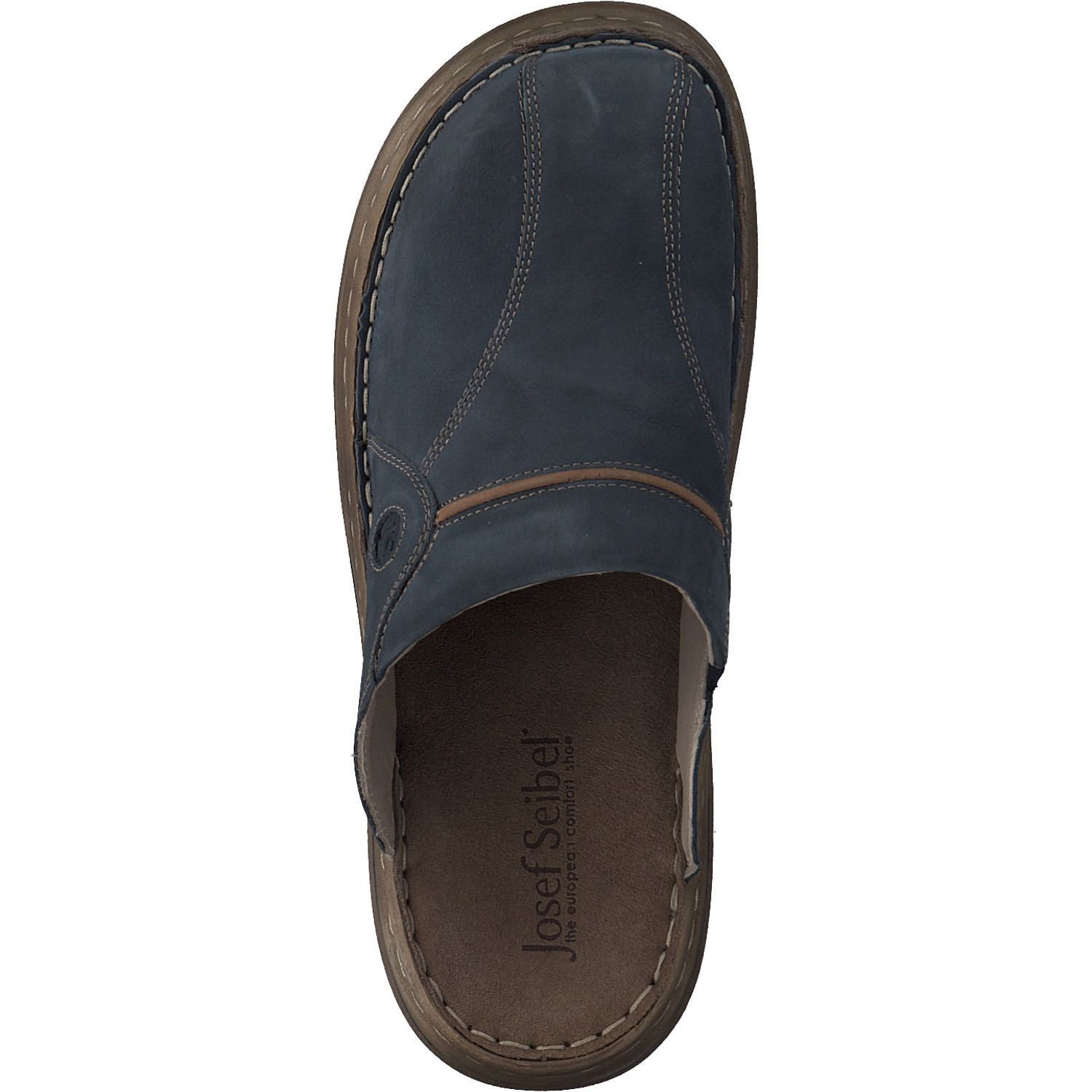 Josef Seibel Klaus 10999, Pantoletten, Herren, Blau/Grau