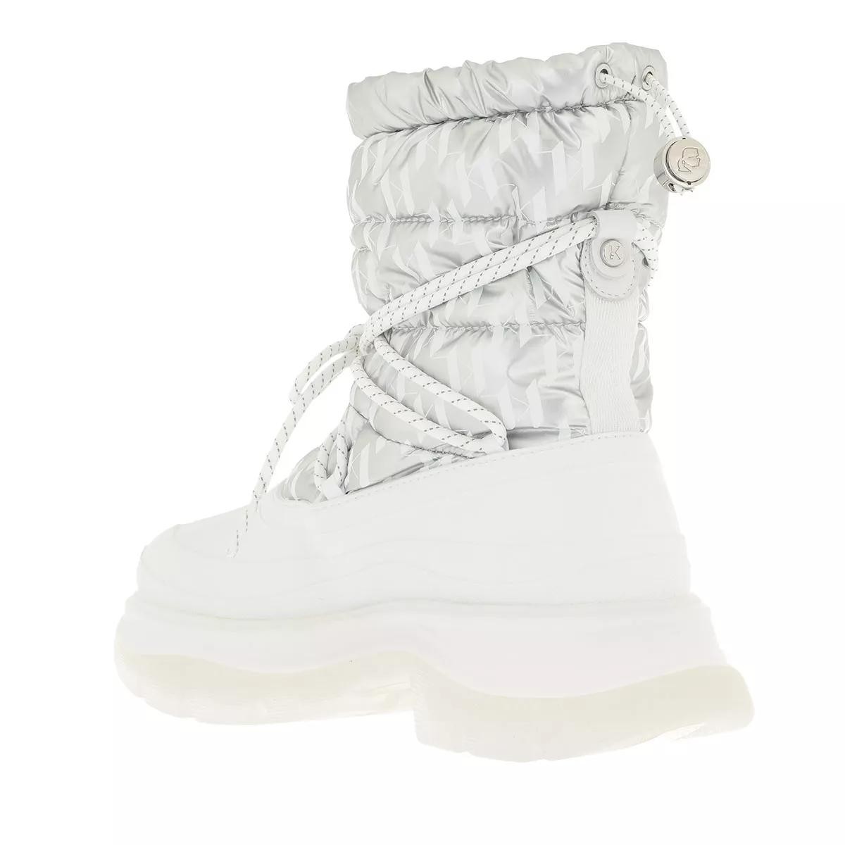 LAGERFELD Stiefeletten silber Winterstiefel