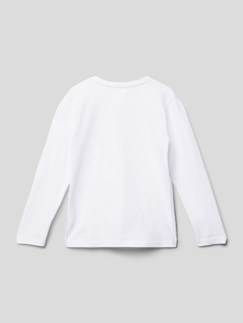 Sweatshirt mit Motiv-Print in weiß