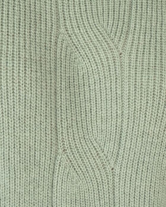 Pull col rond mélange alpaga