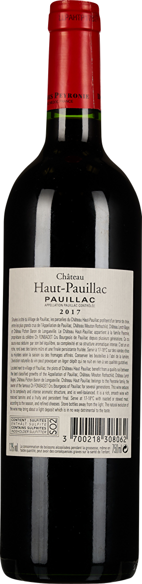 Château Haut-Pauillac Château Haut-Pauillac Pauillac 2017