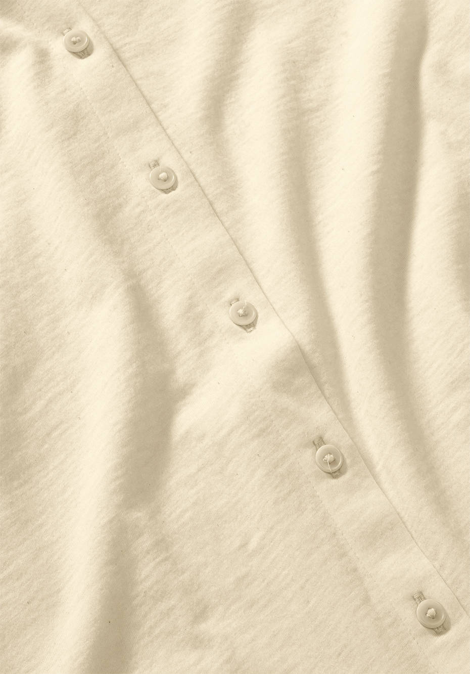 Jersey-Bluse aus Bio-Baumwolle mit Bio-Schurwolle