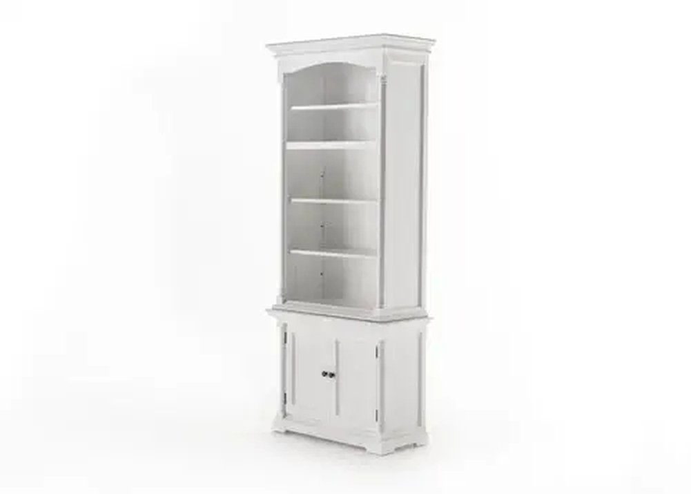 Novasolo Küchenbuffet Provence Verstellbare Regale, Single-Bay Hutch Kabinett