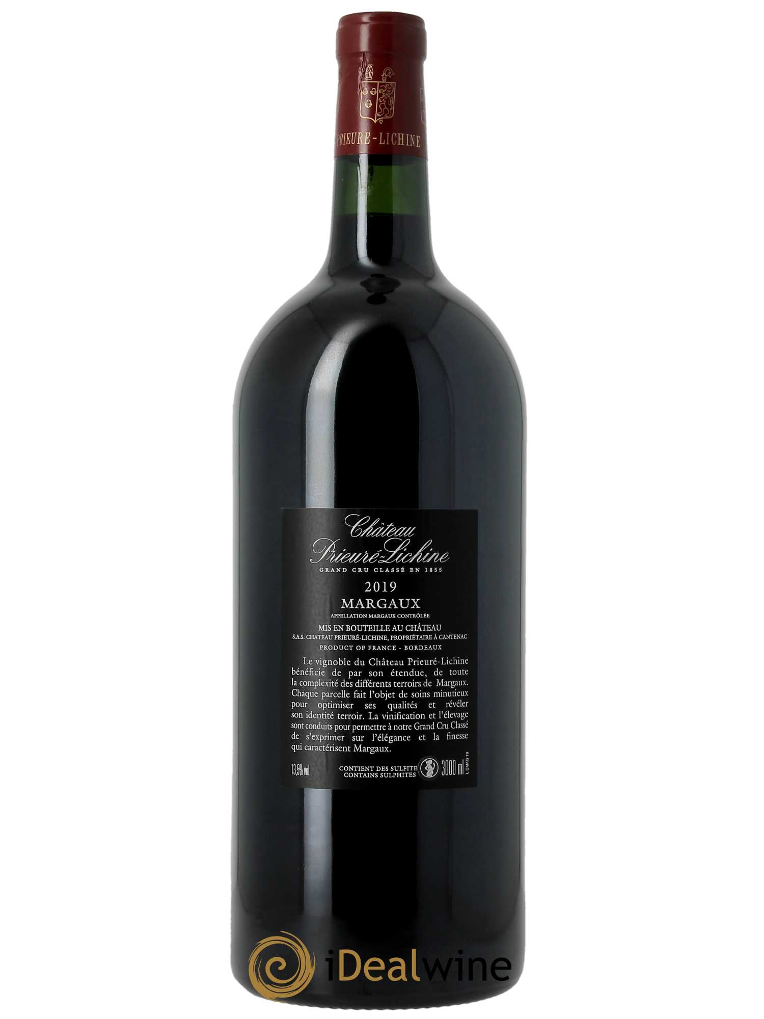 Château Prieuré Lichine 4ème Grand Cru Classé  2019 - Lot de 1 Double-magnum