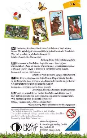 Der Grüffelo Würfelpuzzle - Reisespiel ab 3 Jahren