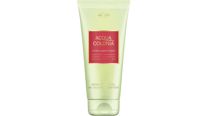 4711 ACQUA COLONIA Lychee & White Mint Aroma Shower Gel 200 ml