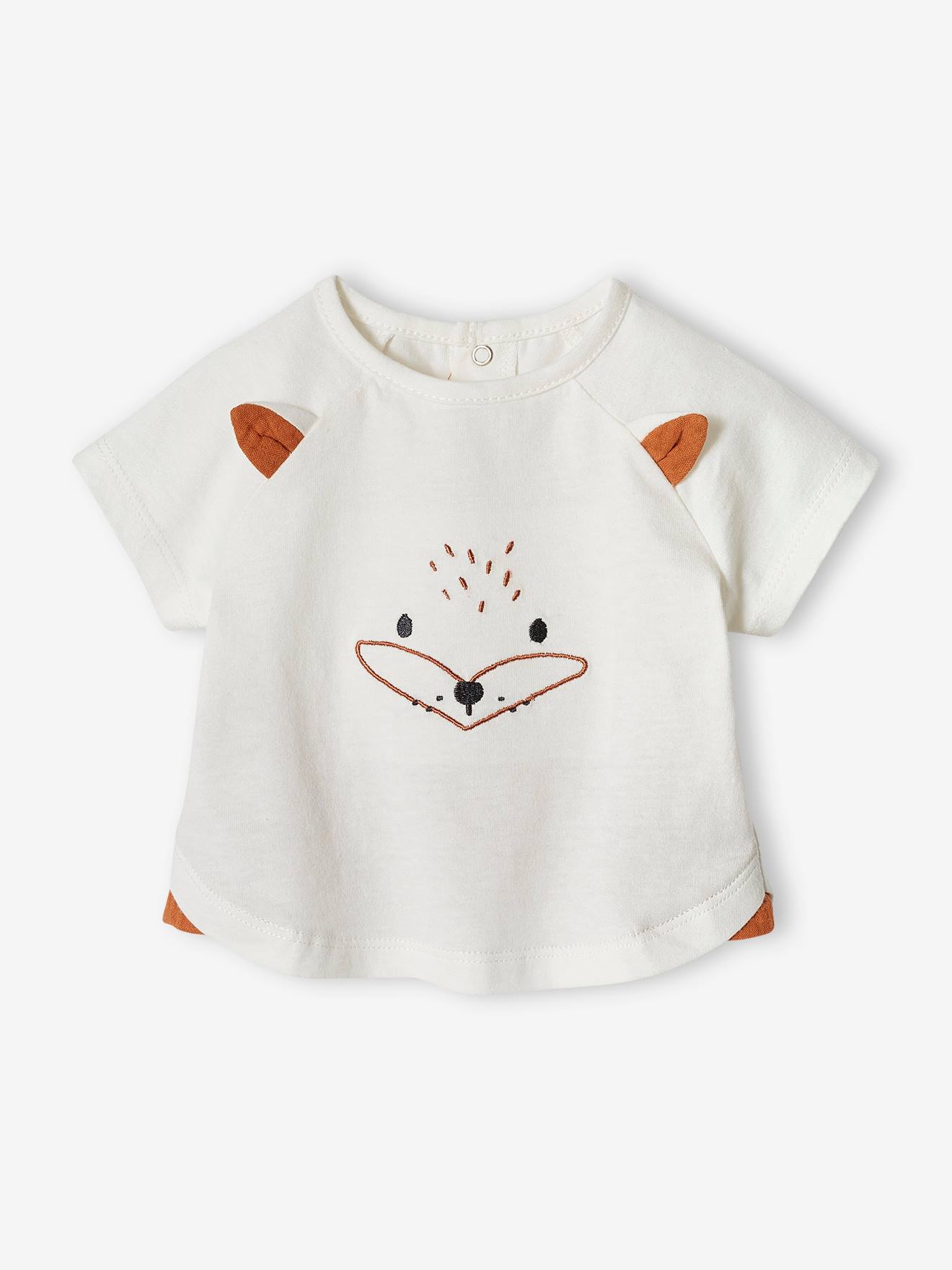 Ensemble naissance T-shirt et short de cérémonie bébé bleu jean