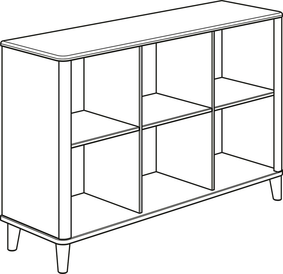 Steiff by PAIDI Kinderregal Sideboard Lotte & Fynn, Standregal Steiff by Paidi