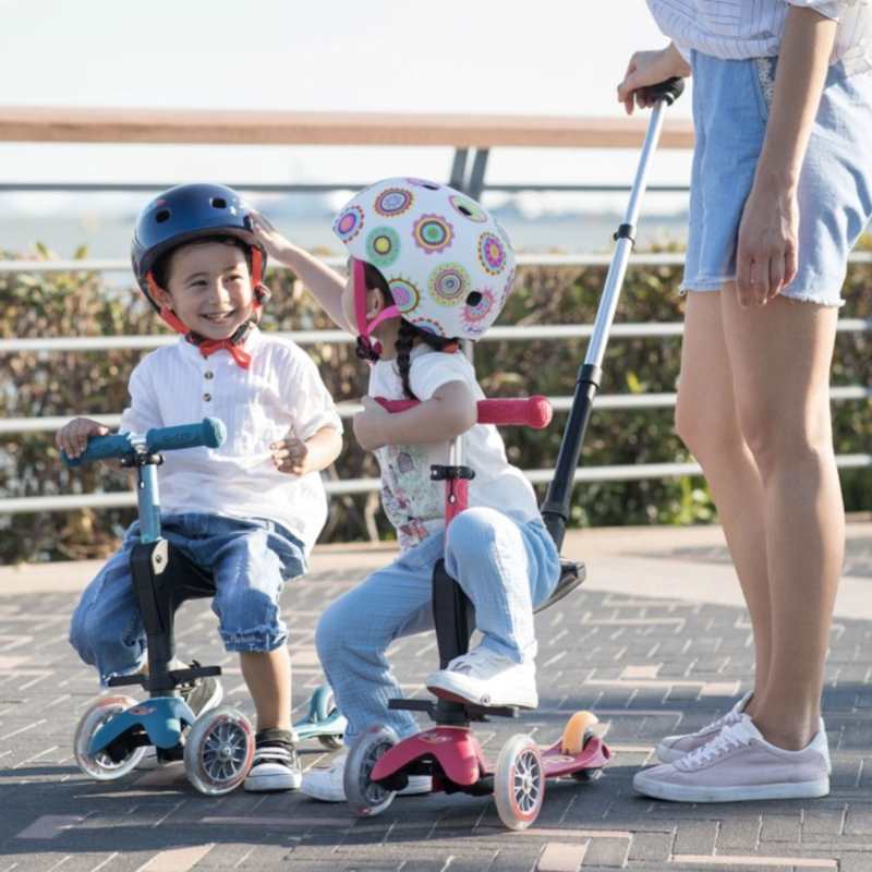 Trottinette évolutive 3 roues – Mini Micro 3en1 Deluxe + Rubis Led