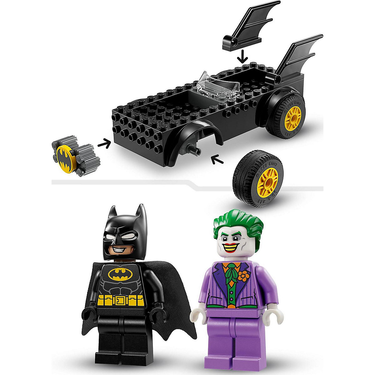 LEGO® DC Universe Super Heroes™ 76264 Verfolgungsjagd im Batmobile: Batman vs. Joker